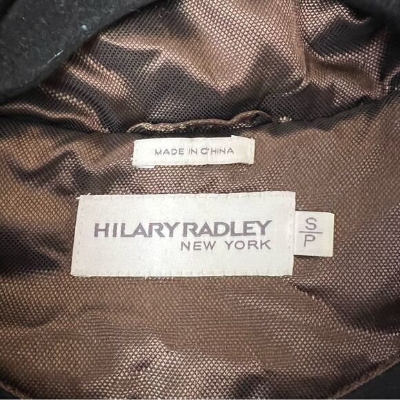 Hilary Radley Puffer Down Coat Size Small Shiny Brown - Picture 5 of 10